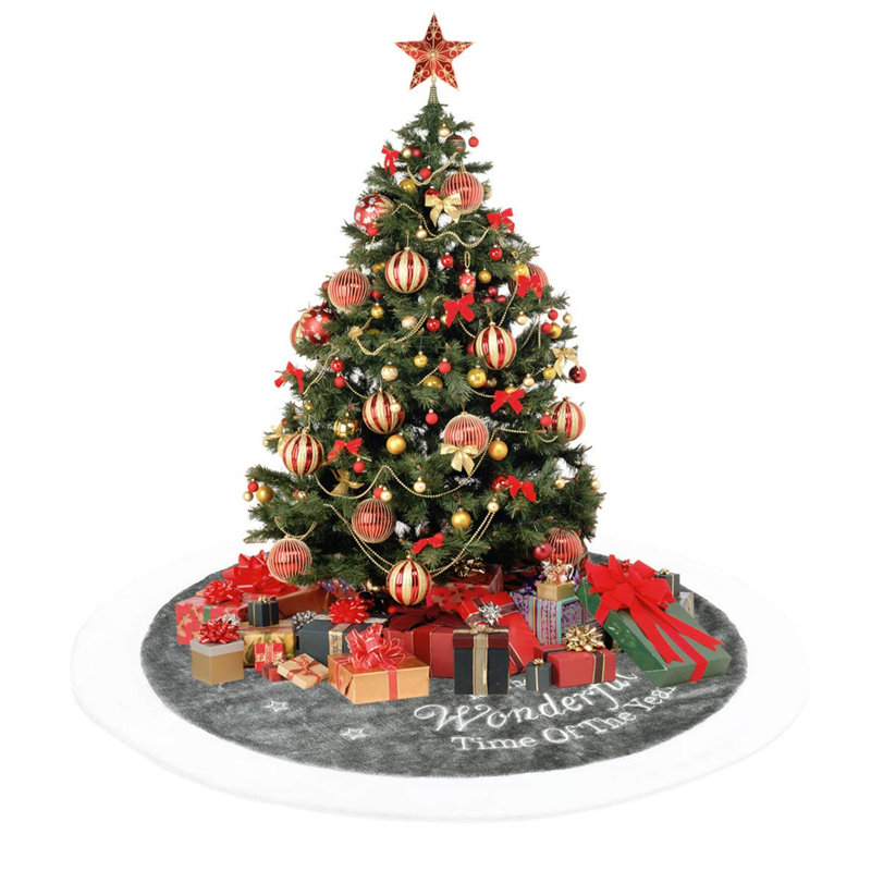 Anirud Faux Fur Tree Skirt