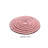 Luxurious Acrylic Bathmat, Non-Slip & Antibacterial, 35.4 Inches Diameter | 100% Acrylic, 1.45 lbs/sq ft | Machine Washable at 86°F, Soft Powder Color | Ideal for Bathroom Safety & Comfort, Elegant Design-1043986018