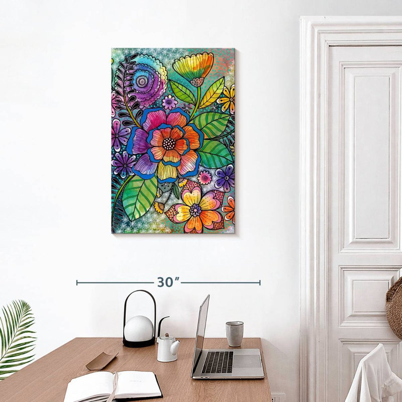 Harnek Bohemian Blooms I, H 30 po x l 20 po