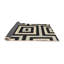 Tapis géométrique noir / beige-784018221
