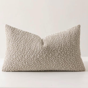Soft Chenille Bouclé-style Filled Throw Pillow