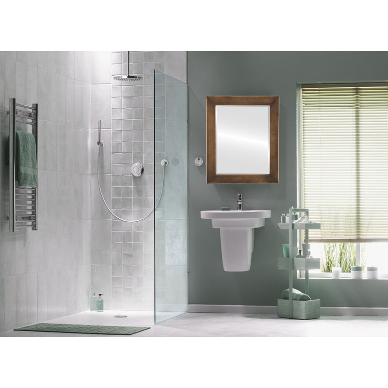 Miroir décoratif biseauté traditionnel Menlo, 32 po x 26 po