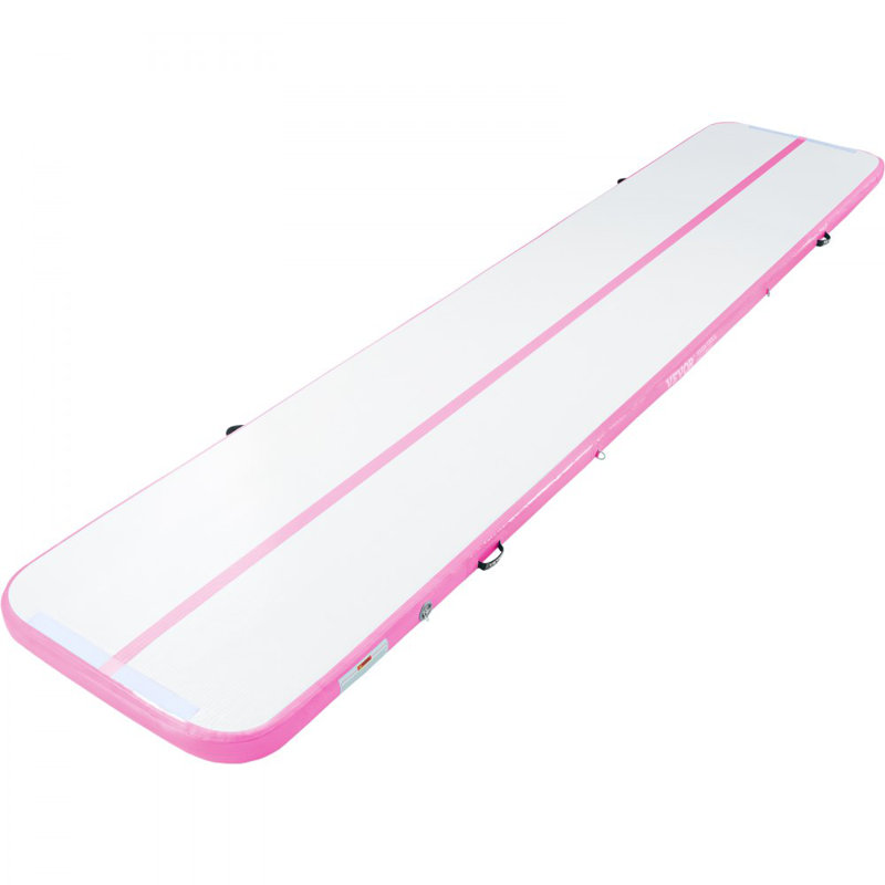 Matelas gonflables d'entraînement à la piste, Rose