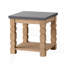 Petite table d'appoint avec tabouret de jardin