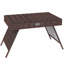 Table d'appoint pliante en rotin, table de bout d'extérieur, table basse en rotin tissé à la main