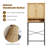 Over the Toilet Storage Cabinet Freestanding Storage Cabinet Over Toilet Space Saver for Restroom Laundry Bathroom-101944877