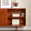 Meuble télé avec rangement de style rétro-123845528