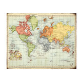 The World Map I Print by Sofia Fox