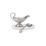 Handmade Pewter Gravy Boat