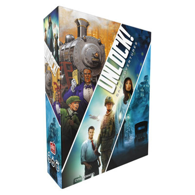 Space Cowboys UNLOCK - Escape Room, Card Game for Family & Kids 1-6 Players