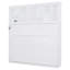 Grand lit escamotable mural avec tablettes supérieures et ports USB, lit pliable compact-1663588655