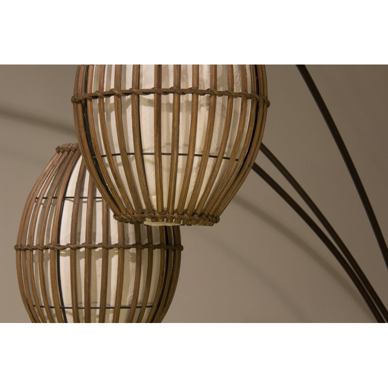 208cm Antique Bronze Tree Floor Lamp