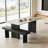 Triangular Foot Design Kitchen Table Bench,Entryway Shoe Storage-152419499