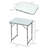 Folding Camping Table with Height Adjustability, Lightweight Portable Table with Carry Handle, Outdoor Folding Table Camping Accessories