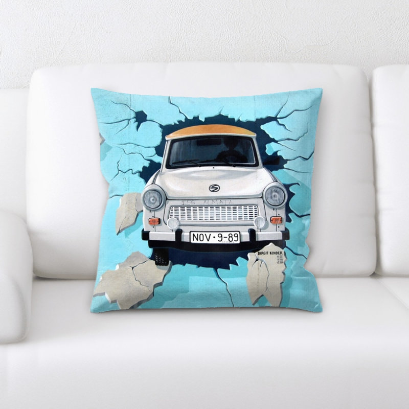 Microsuede Reversible Throw Pillow