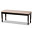 Banc en tissu Gethyn Sand Sand-439292933-439292932