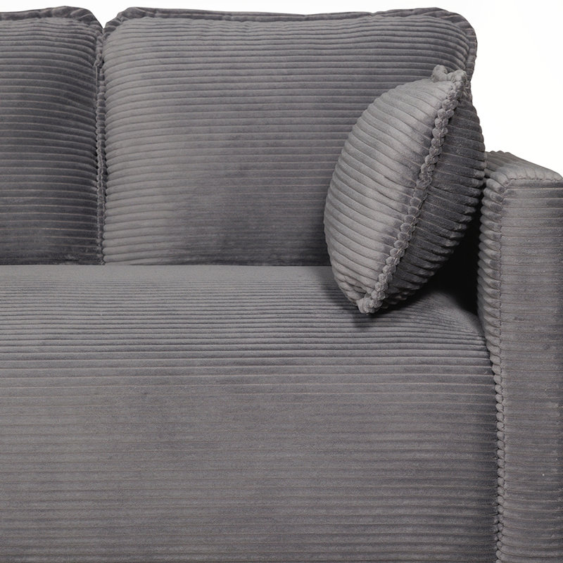 Canapé robuste et durable avec rangement latéral, parfait pour la vie moderne et peu encombrant