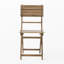 Chaise de salle à manger d'extérieur pliante en bois d'acacia (ensemble de 2)-266992571