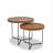 Heckson Solid Wood Top End Table