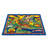 KidCarpet.com Animals at The Zoo Classroom Rug, 7'6"x12' Rectangle - Class 1 Fire Rated, Oeko-Tex certified commercial-grade nylon bordered classroom rug - strong, durable edging-3445982