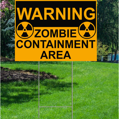 Tige de jardin en plastique Evil Zombie
