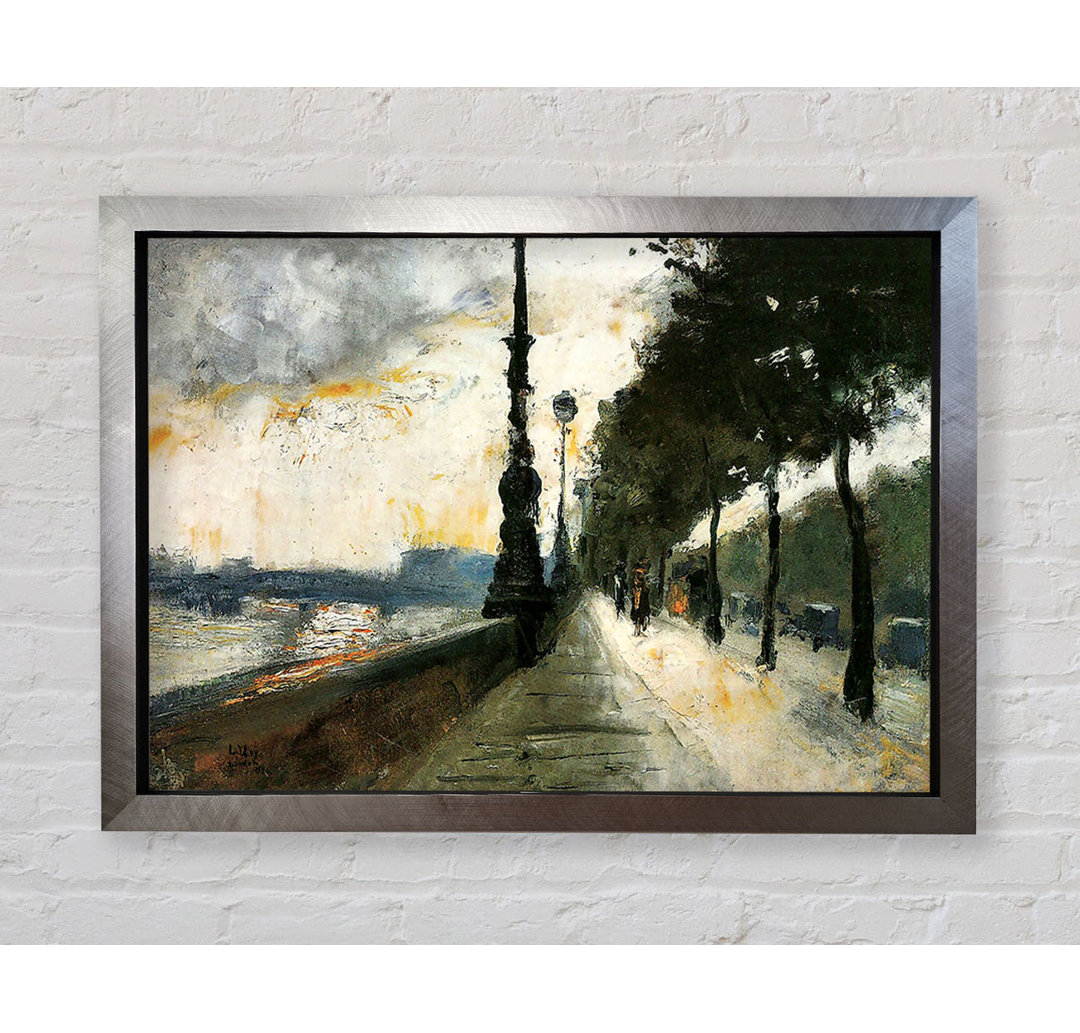 Waterloo Bridge In The Sun By Lesser Ury - Einzelne Bilderrahmen Kunstdrucke