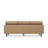 Anabel 81" Modern Genuine Leather Sofa
