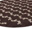 Brown Nu Vibrant Modern Tibetan Wool Silk Blend Rug-1741945063