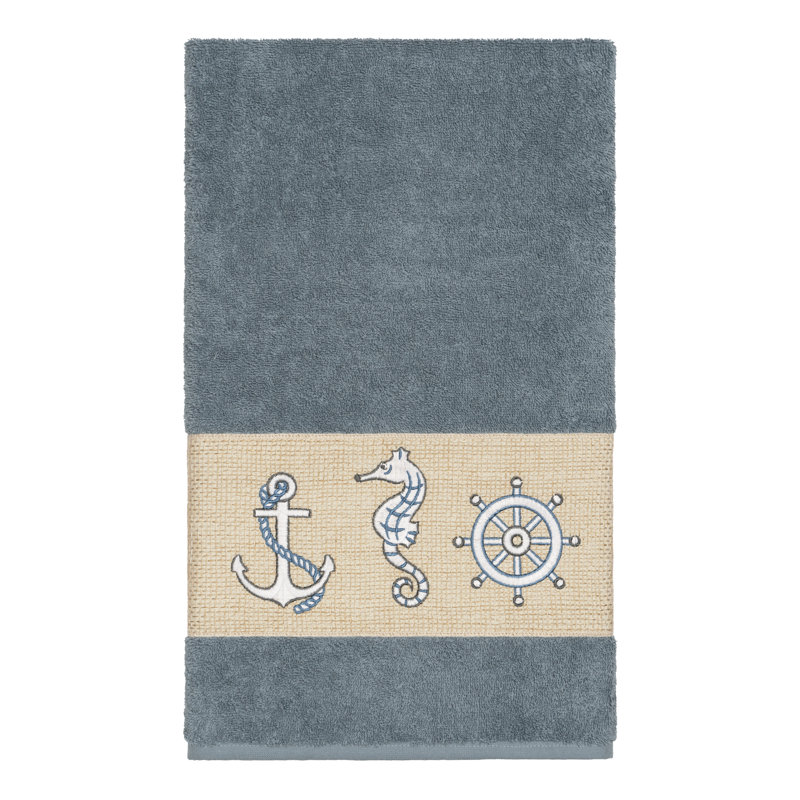 Easton Turkish Cotton Midweight Bath Towel, Teal