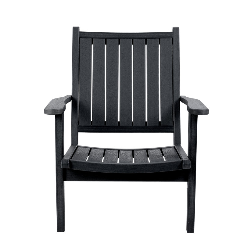 Fauteuil club Adirondack Creswell - bleu marine, Noir
