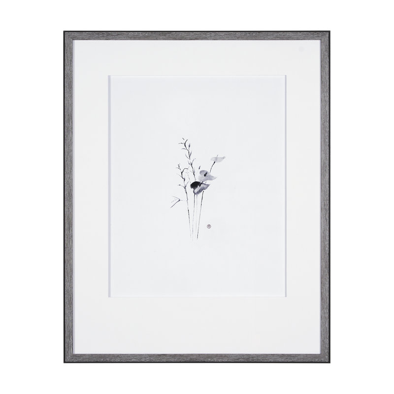 «Anthurium a Hand», reproduction d'art encadrée texturée matte sous verre, Anthurium I