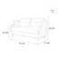 Banc rembourré en similicuir-100032749