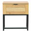 Table de chevet en bois manufacturé