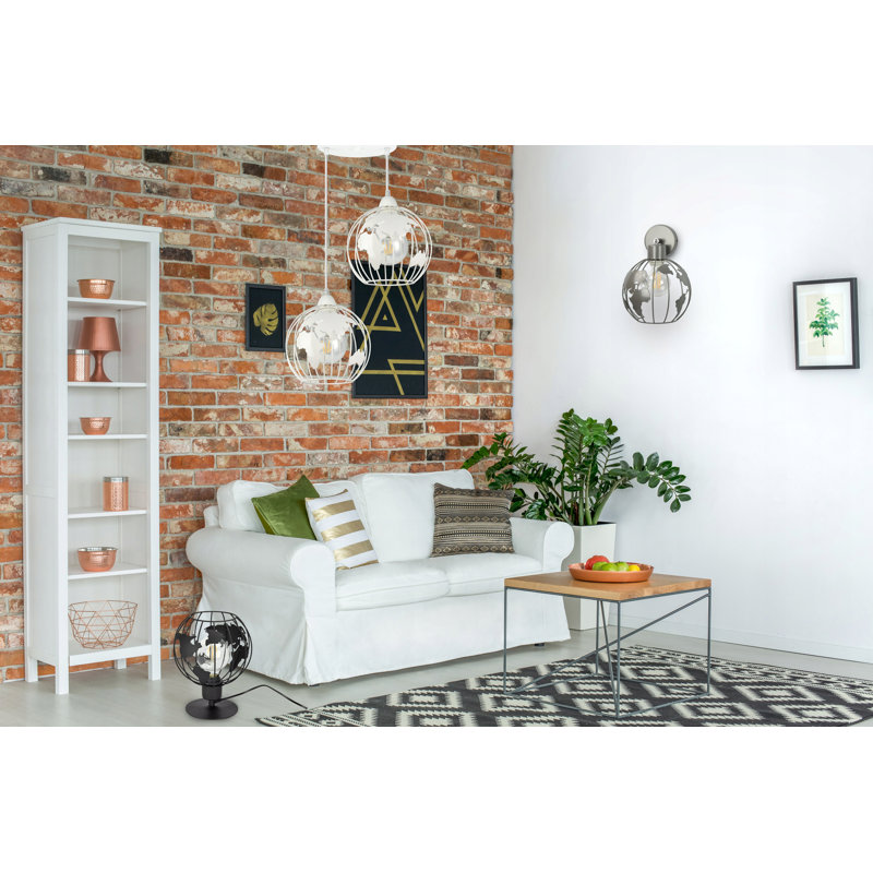 Hourani 2 - Light Sphere Pendant, White, White