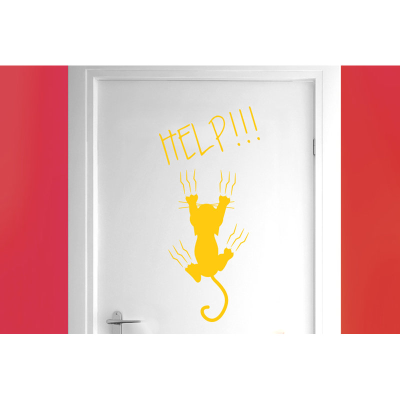 Animals Wall Decal, Dark Yellow