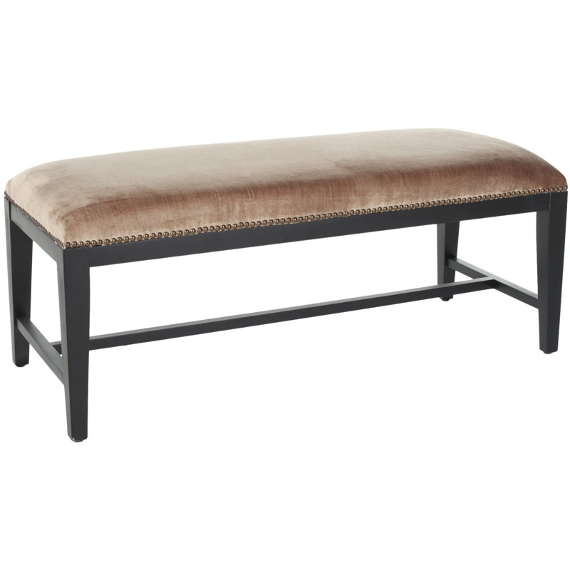 Banc rembourré kaylie, Champagne foncé