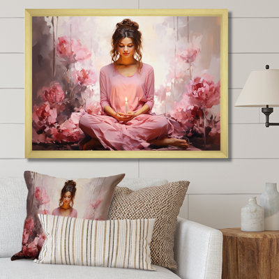 " Pink Yoga Mediation "