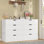 Commode 8 tiroirs l 55,1 po pour chambre