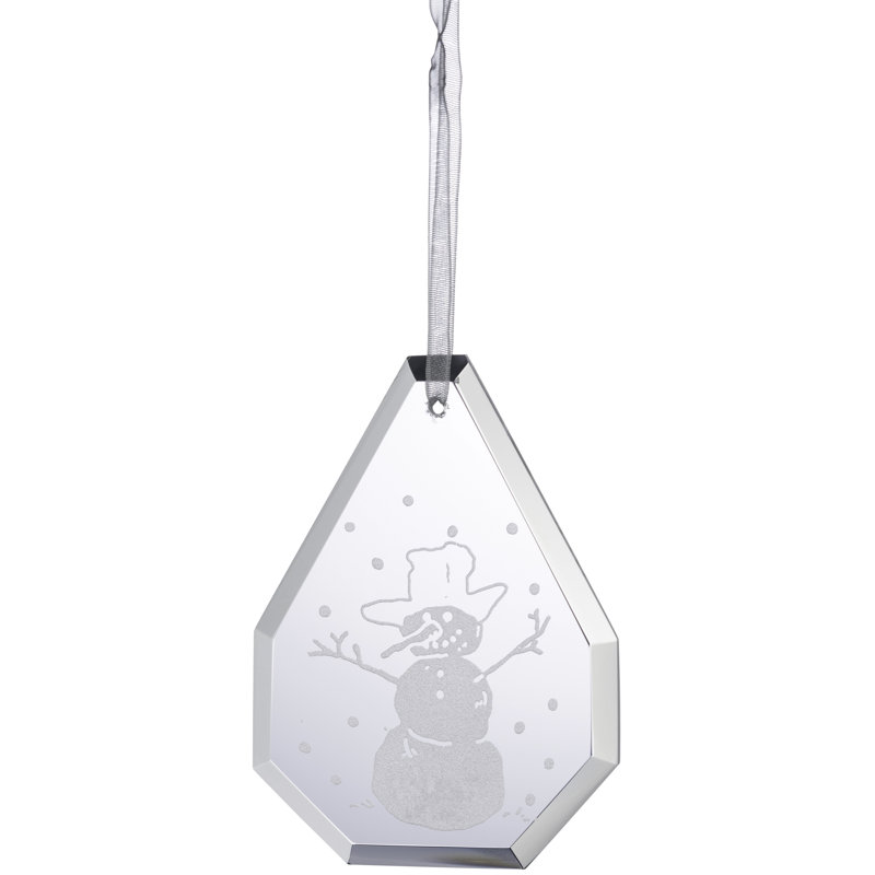 16.76cm Ceramic / Porcelain Holiday Shaped Ornament
