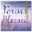 «Forever Blessed Lilac», reproduction d'art textuel sur toile-66812741-66812740
