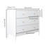 Commode 4 tiroirs, armoire de rangement en bois