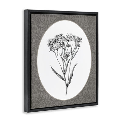 Art mural rétro sur toile flottante encadrée par Baby Vintage Breath