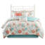Couette King - 7 pièces en coton, couleur corail à Pebble Beach-135438316