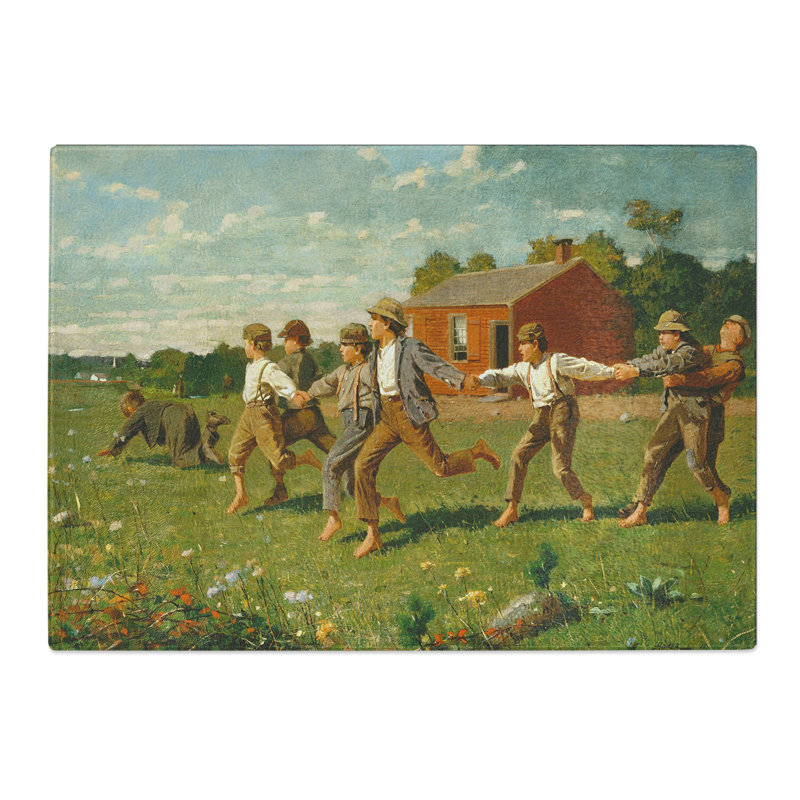 Snap the Whip by Winslow Homer Chopping Board, 0.4cm H x 28.5cm W x 39cm L