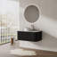 Ensemble de meuble-lavabo rayé mural en bois naturel 36 po Echoe-1455128634