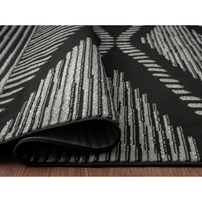 Godalming Geometric Area Rug, Rectangle 80x 150cm