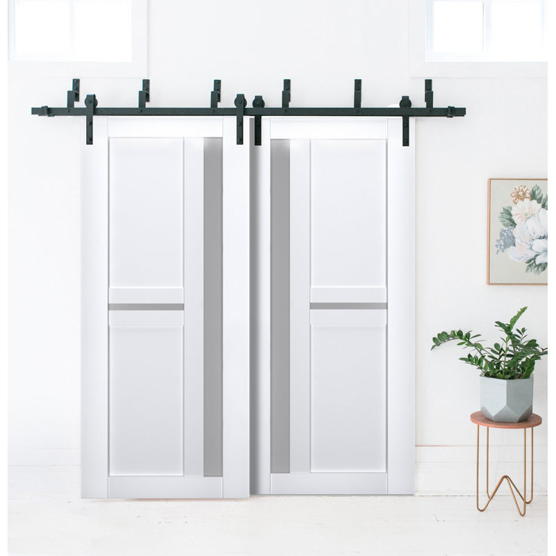 Portes de placard Veregio, 84 po x 80 po, Blanc