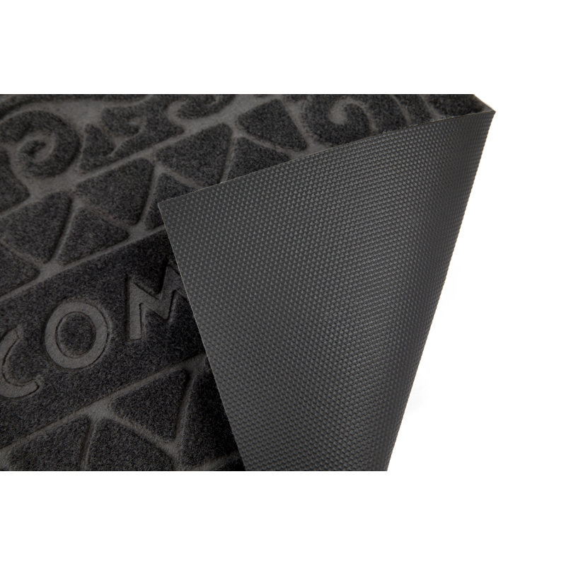 Njord Non-Slip Indoor Doormat, Black