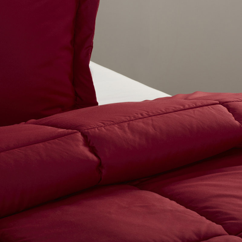 Ensemble d'édredon , Édredon double / grand + 2 taies décoratives sta, Rouge