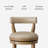 Maven Lane Alexander Stool with Faux Leather Upholstery-92565395-92565394